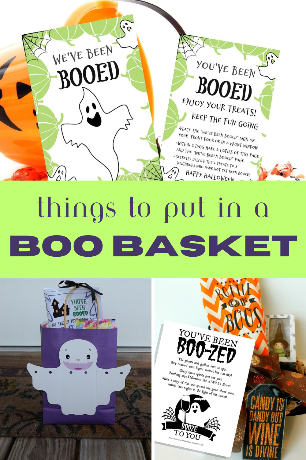 Creative Halloween Boo Basket Ideas